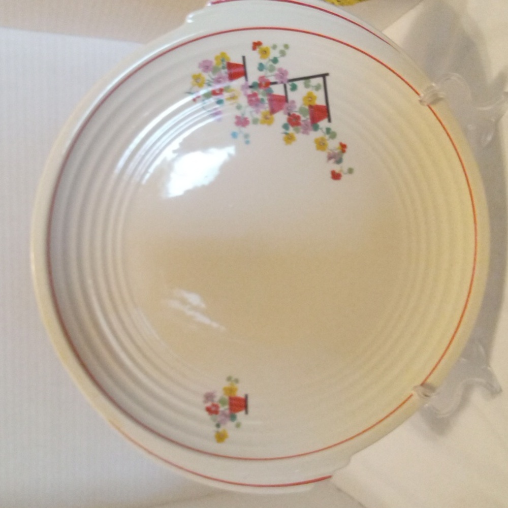Edwin Knowles 1930 Art Deco Penthouse Pattern Plate Platter